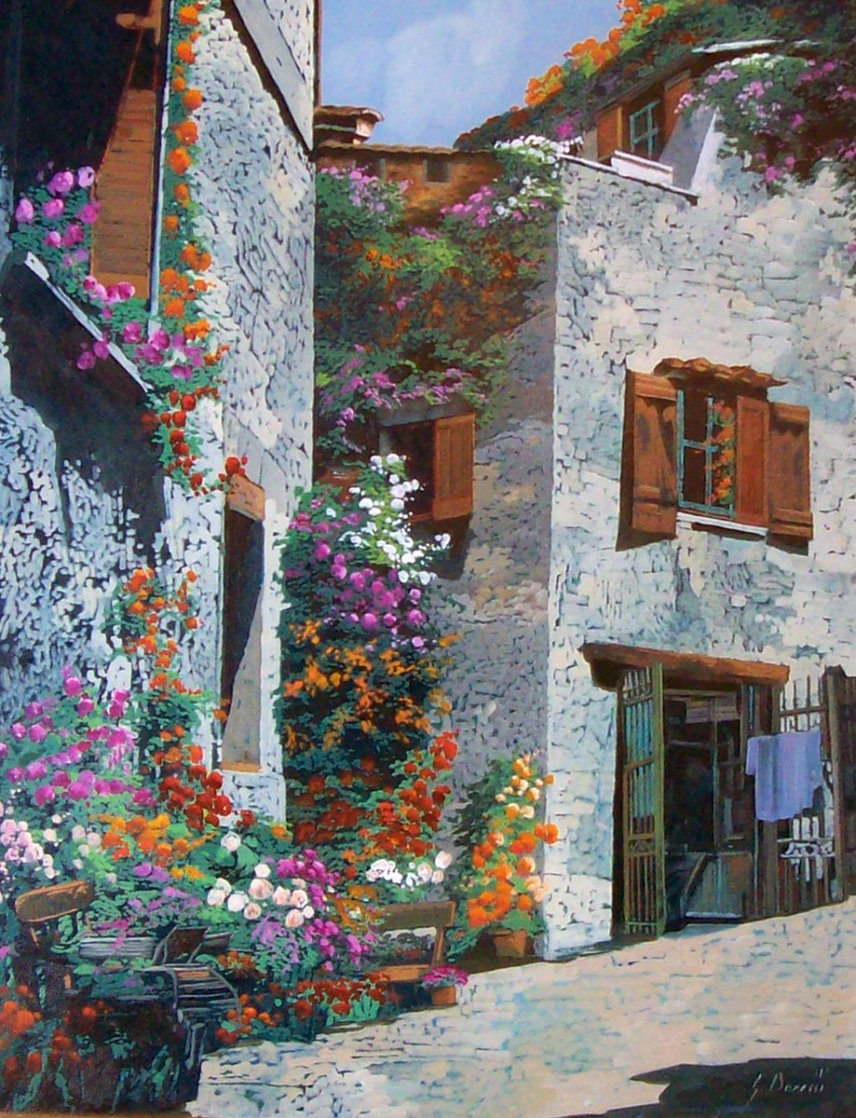 St Pierre 2001 30x34 Original Painting by Guido Borelli