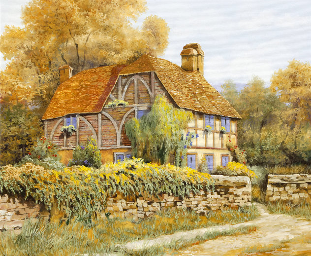 Il Salice Inglese 2018 20x24 Original Painting by Guido Borelli