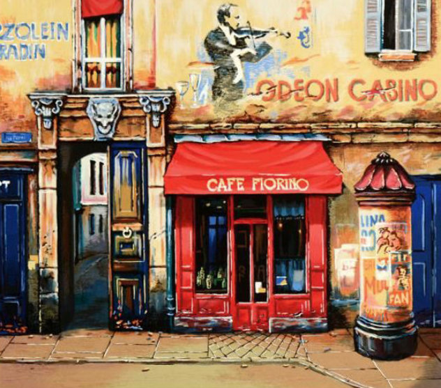 Cafe Furino 1980 - Paris, France Limited Edition Print by Alexander Borewko