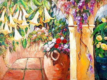 Trumpets 36x48 Huge Original Painting - Irene Borg Trumpets 36x48 Huge Original Painting - Irene Borg