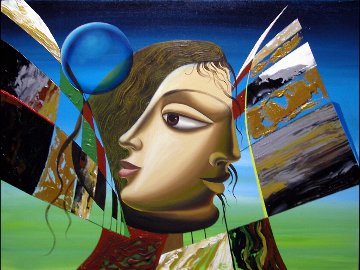 Of One Mind 30x40 Original Painting - Misha Borisoff Of One Mind 30x40 Original Painting - Misha Borisoff