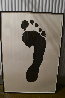 Foot Print Left and Right Set of 2 1986 HS - Huge Mural Size Limited Edition Print by Jonathan Borofsky - 2