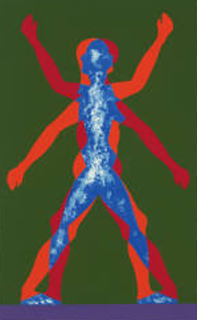 Male / Female, 2000 Limited Edition Print by Jonathan Borofsky Male / Female, 2000 Limited Edition Print by Jonathan Borofsky