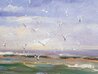 Swooping Gulls Over a Turbulent Sea 27x36 - Oil on Canvas Original Painting by Adriaan Boshoff - 3 Swooping Gulls Over a Turbulent Sea 27x36 - Oil on Canvas Original Painting by Adriaan Boshoff - 3