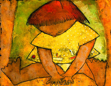 Canicas 24x28 Limited Edition Print - Angel Botello Canicas 24x28 Limited Edition Print - Angel Botello