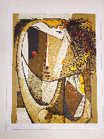 Girl Combing Hair Lithograph AP Limited Edition Print by Angel Botello - 2 Girl Combing Hair Lithograph AP Limited Edition Print by Angel Botello - 2