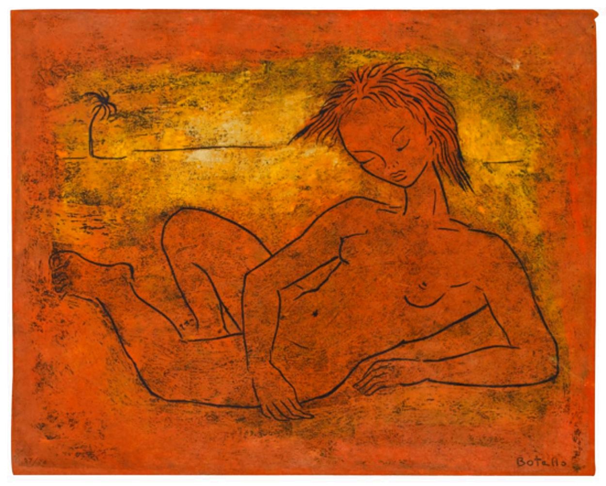Desnudo 1940 Limited Edition Print by Angel Botello