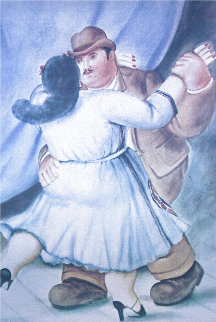 Les Danseurs 1985 Limited Edition Print - Fernando Botero Les Danseurs 1985 Limited Edition Print - Fernando Botero