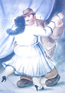 Les Danseurs 1985 Limited Edition Print - Fernando Botero Les Danseurs 1985 Limited Edition Print - Fernando Botero