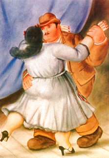 Dancers (Bailador) Limited Edition Print - Fernando Botero Dancers (Bailador) Limited Edition Print - Fernando Botero
