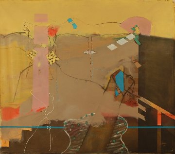 Following You 2006 56x66 Super Huge Original Painting - Daniel Bottero Following You 2006 56x66 Super Huge Original Painting - Daniel Bottero