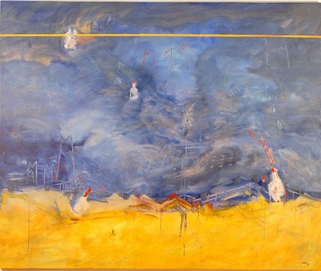 See You on the Other Side 2006 70x84 Huge by Daniel Bottero