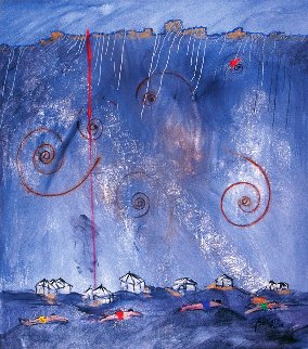 La Huella 2001 64x56 Original Painting - Daniel Bottero La Huella 2001 64x56 Original Painting - Daniel Bottero