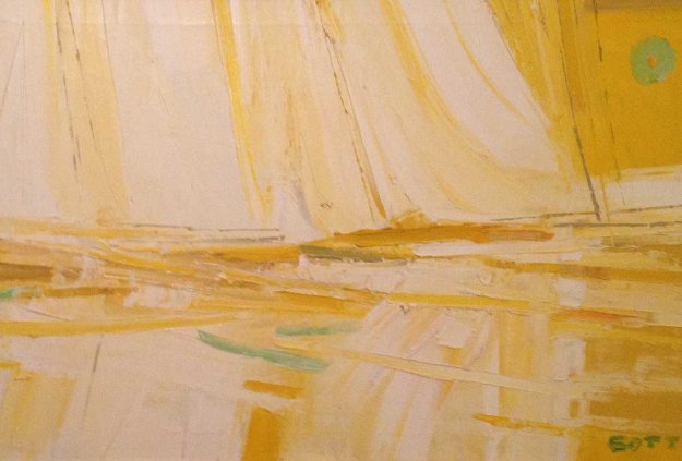 Untitled Painting 30x56 Original Painting by Italo Botti Untitled Painting 30x56 Original Painting by Italo Botti
