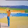Golfer 36x36 Original Painting by Italo Botti - 1