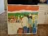 Untitled Bistro 37x37 Original Painting by Italo Botti - 2 Untitled Bistro 37x37 Original Painting by Italo Botti - 2