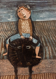 Enfant Sur Bufle Limited Edition Print - Graciela Rodo Boulanger Enfant Sur Bufle Limited Edition Print - Graciela Rodo Boulanger
