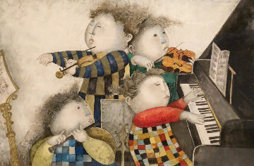 Piano Concerto 1996 Limited Edition Print - Graciela Rodo Boulanger Piano Concerto 1996 Limited Edition Print - Graciela Rodo Boulanger