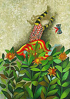 Un Papillion Pour Aniko 1979 Limited Edition Print - Graciela Rodo Boulanger Un Papillion Pour Aniko 1979 Limited Edition Print - Graciela Rodo Boulanger