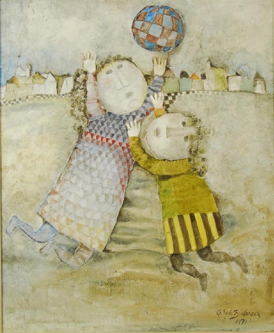 Jour D'hiver 1971 33x27 Original Painting by Graciela Rodo Boulanger Jour D'hiver 1971 33x27 Original Painting by Graciela Rodo Boulanger