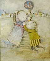 Jour D'hiver 1971 33x27 Original Painting by Graciela Rodo Boulanger - 0 Jour D'hiver 1971 33x27 Original Painting by Graciela Rodo Boulanger - 0