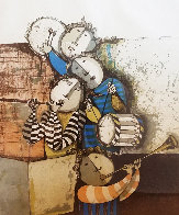 Four Musicians 1990 Limited Edition Print by Graciela Rodo Boulanger - 0 Four Musicians 1990 Limited Edition Print by Graciela Rodo Boulanger - 0