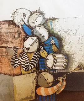 Four Musicians 1990 Limited Edition Print - Graciela Rodo Boulanger Four Musicians 1990 Limited Edition Print - Graciela Rodo Boulanger