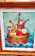 Water Music 2002 30x28 Original Painting by Graciela Rodo Boulanger - 1 Water Music 2002 30x28 Original Painting by Graciela Rodo Boulanger - 1