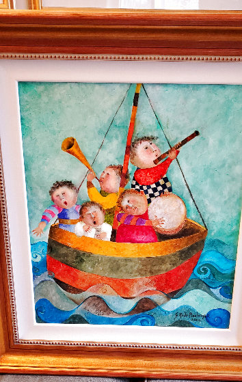 Water Music 2002 30x28 Original Painting by Graciela Rodo Boulanger Water Music 2002 30x28 Original Painting by Graciela Rodo Boulanger