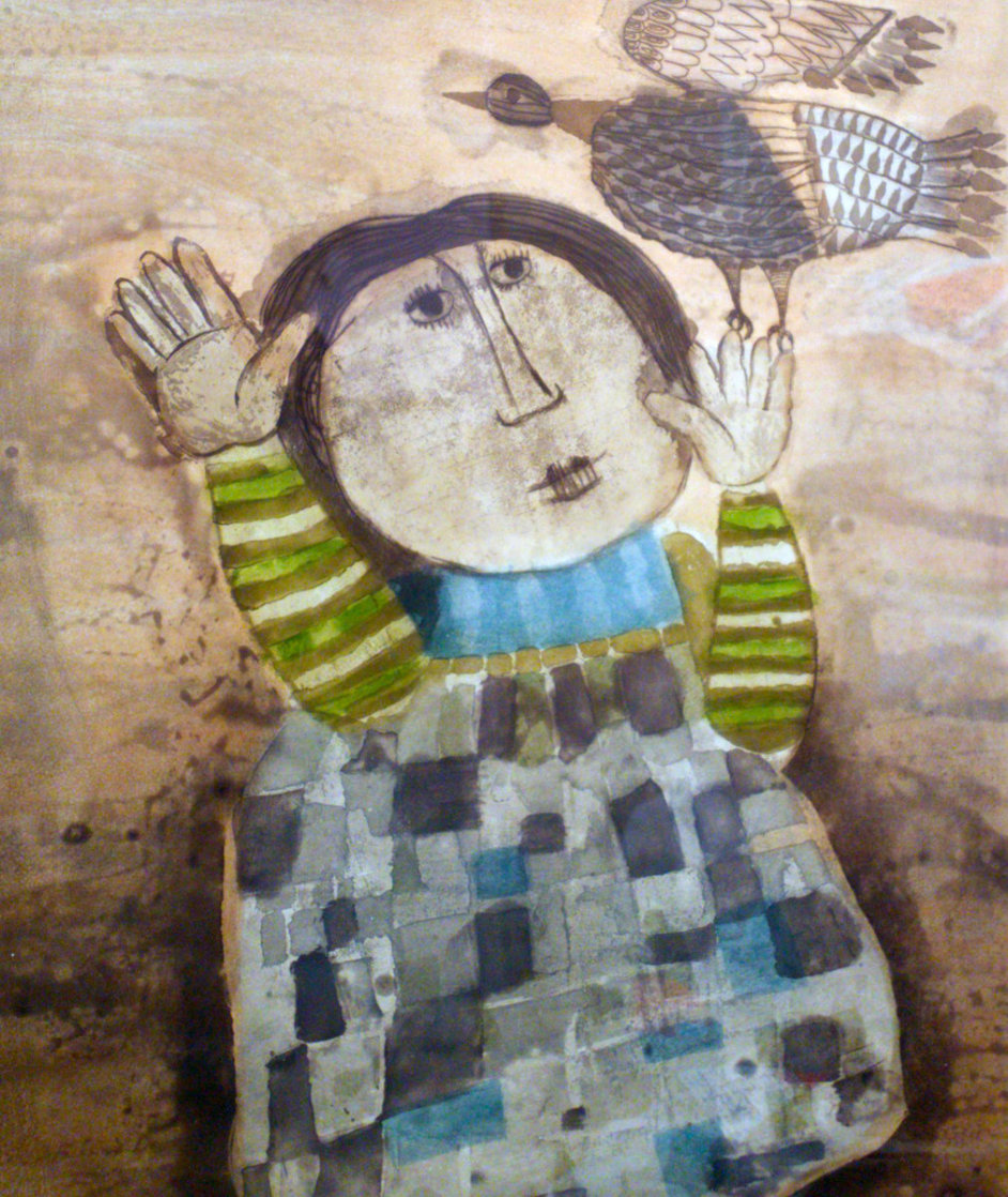 Boy With Bird 1970 Limited Edition Print by Graciela Rodo Boulanger Boy With Bird 1970 Limited Edition Print by Graciela Rodo Boulanger