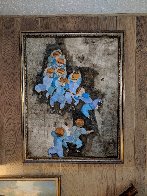 Hawaiian Little Leaguers 1974 49x39 Original Painting by Graciela Rodo Boulanger - 1 Hawaiian Little Leaguers 1974 49x39 Original Painting by Graciela Rodo Boulanger - 1