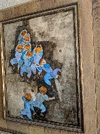 Hawaiian Little Leaguers 1974 49x39 Original Painting by Graciela Rodo Boulanger - 2 Hawaiian Little Leaguers 1974 49x39 Original Painting by Graciela Rodo Boulanger - 2