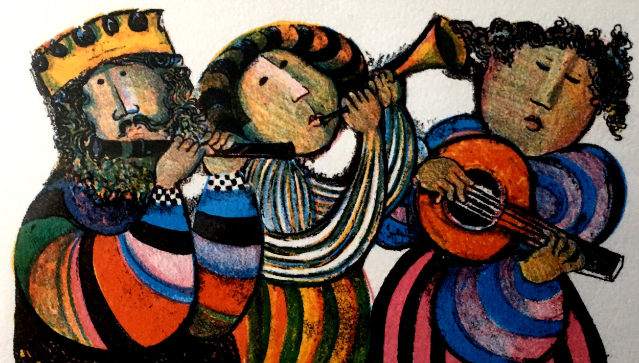 Three Musicians Limited Edition Print by Graciela Rodo Boulanger
