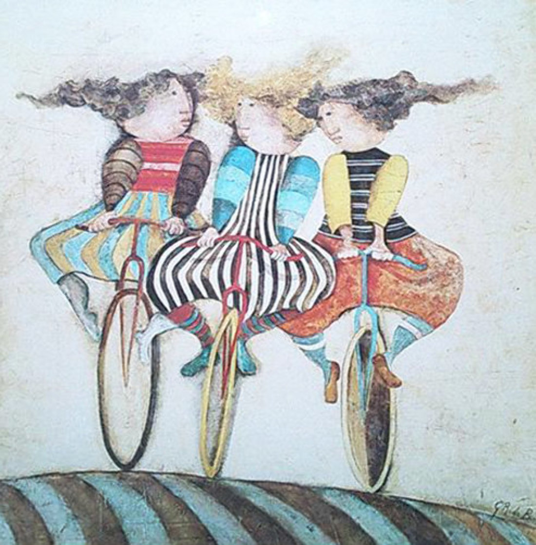 Holiday on Wheels   1976 Limited Edition Print by Graciela Rodo Boulanger