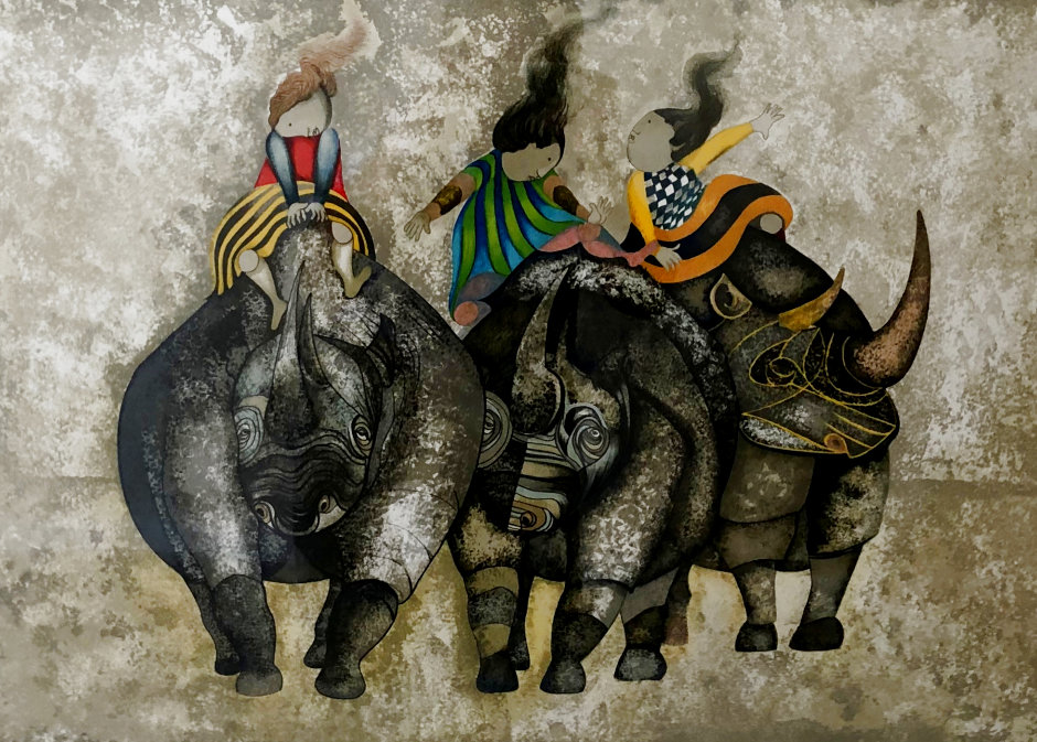 Park West, Graciela Rodo Boulanger Bolivian Artist Art For Sale ...
