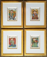 Musique Des Anges Suite of 4 1998 Limited Edition Print by Graciela Rodo Boulanger - 4 Musique Des Anges Suite of 4 1998 Limited Edition Print by Graciela Rodo Boulanger - 4