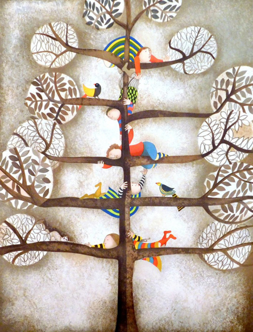 De Branch En Branche, the Year of the Child Unicef 1979 Limited Edition Print by Graciela Rodo Boulanger De Branch En Branche, the Year of the Child Unicef 1979 Limited Edition Print by Graciela Rodo Boulanger