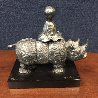 Girl on Rhino Bronze Sculpture Sculpture by Graciela Rodo Boulanger - 0 Girl on Rhino Bronze Sculpture Sculpture by Graciela Rodo Boulanger - 0