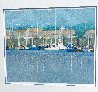 Le Port de Plaisance 1987 - France Limited Edition Print by Andre Bourrie - 1