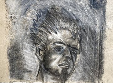 Untitled Self Portrait 1994 30x30 HS Drawing - David Bowie Untitled Self Portrait 1994 30x30 HS Drawing - David Bowie