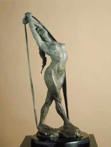 Release Bronze Sculpture 1996 22 in Sculpture - Paige Bradley