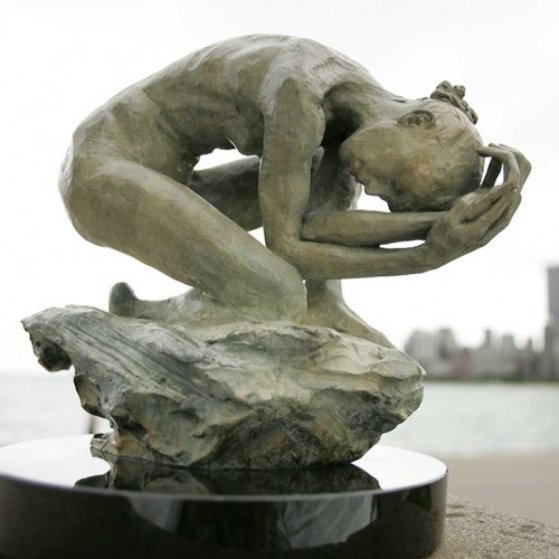 Winter Bronze Sculpture 2005 11 in Sculpture by Paige Bradley Winter Bronze Sculpture 2005 11 in Sculpture by Paige Bradley