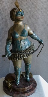 By Appointment Only (Zelda) Bronze Sculpture 1989 16in Sculpture - Charles Ray Bragg By Appointment Only (Zelda) Bronze Sculpture 1989 16in Sculpture - Charles Ray Bragg