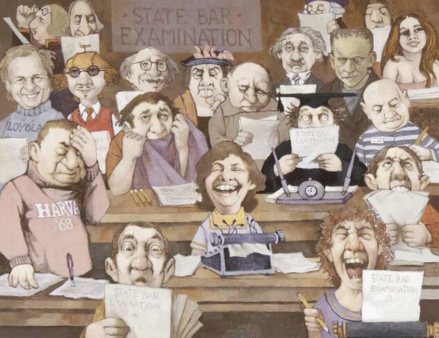 Bar Exam AP 1988 Limited Edition Print by Charles Ray Bragg