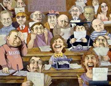 Bar Exam AP 1988 Limited Edition Print - Charles Ray Bragg Bar Exam AP 1988 Limited Edition Print - Charles Ray Bragg
