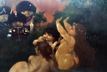 Untitled Painting 29x23 Original Painting - Charles Ray Bragg Untitled Painting 29x23 Original Painting - Charles Ray Bragg