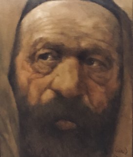 Untitled Portrait 19x17 Original Painting - Charles Ray Bragg Untitled Portrait 19x17 Original Painting - Charles Ray Bragg