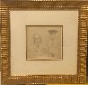 Sketch For the Bank Loan Drawing 1980 21x21 Drawing by Charles Ray Bragg - 4
