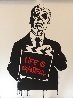 Alfred Hitchcock Life is Beautiful (Red) 2009 Limited Edition Print by Mr. Brainwash - 1