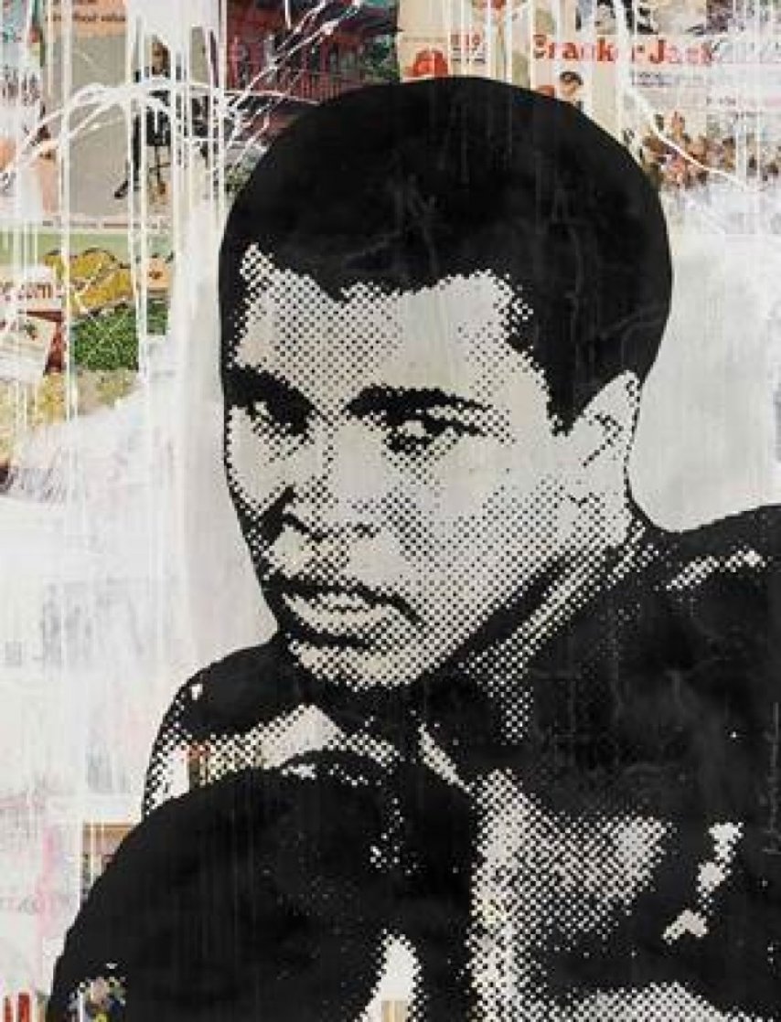 Ali 2014 45x56 Original Painting by Mr. Brainwash Ali 2014 45x56 Original Painting by Mr. Brainwash
